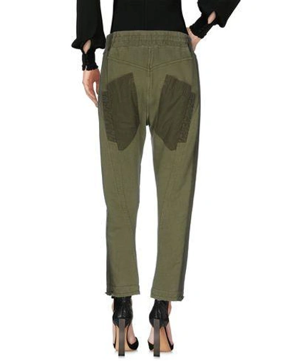 Shop Haider Ackermann Casual Pants In Military Green