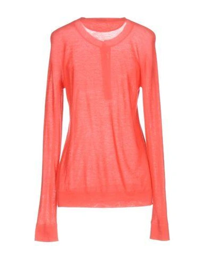 Shop Joseph Cashmere Blend In Coral