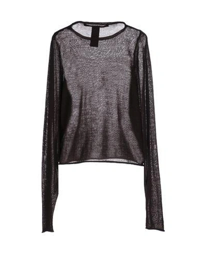 Shop Isabel Benenato Sweater In Dark Brown