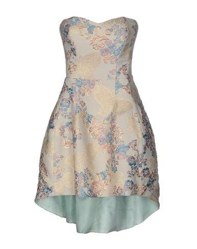 Shop Francesca Piccini Short Dress In Sky Blue