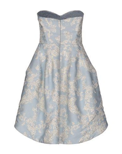 Shop Francesca Piccini Short Dress In Sky Blue