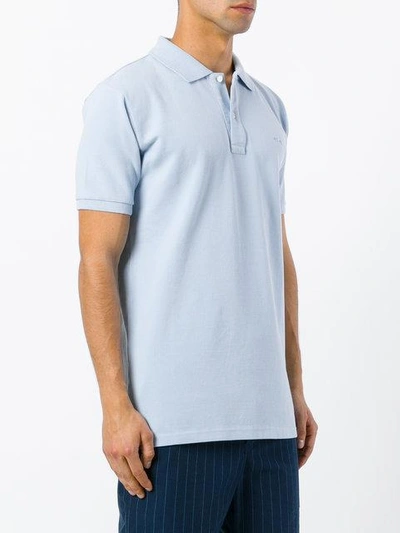 Shop Love Brand Polo Shirt - Blue