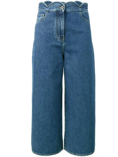 Shop Valentino Cropped Jeans