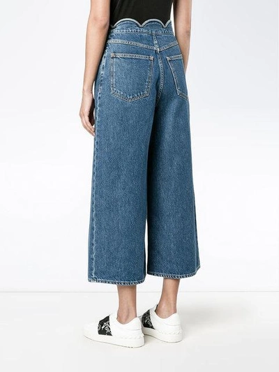 Shop Valentino Cropped Jeans