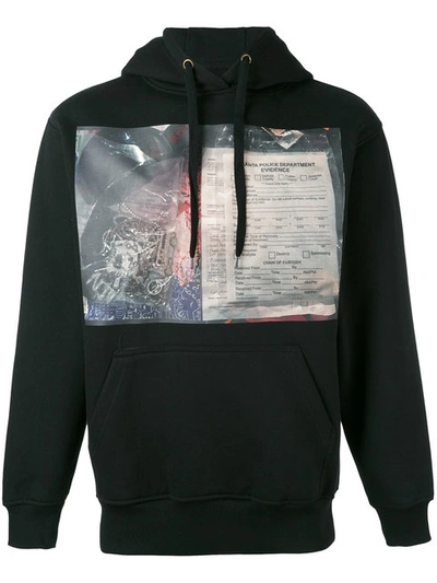 Ih Nom Uh Nit Printed Hooded Sweatshirt - Black