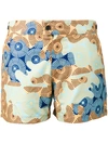 OKUN PATRICE CIRCLE PRINT SWIMMING SHORTS,PS16ILECAMOPATRICE12122578