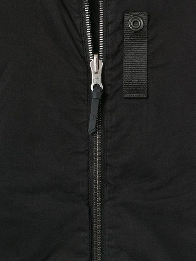 Shop 11 By Boris Bidjan Saberi Bomber Jacket In Black Dye Optic Type