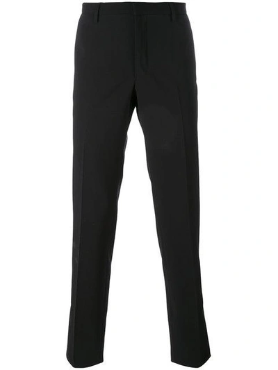 Shop Aiezen Straight-leg Trousers In Black