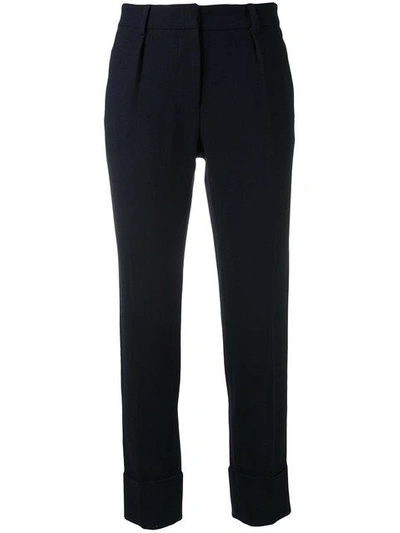 Shop Goat Cooper Trousers In Blue