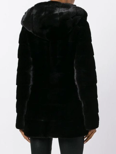 Shop Liska Valencia Coat In Black