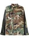 FORTE COUTURE FORTE COUTURE - CAMOUFLAGE SHIRT JACKET ,FCSS177312116083