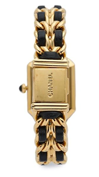 Pre-owned Chanel Premiere Watch In Black/gold