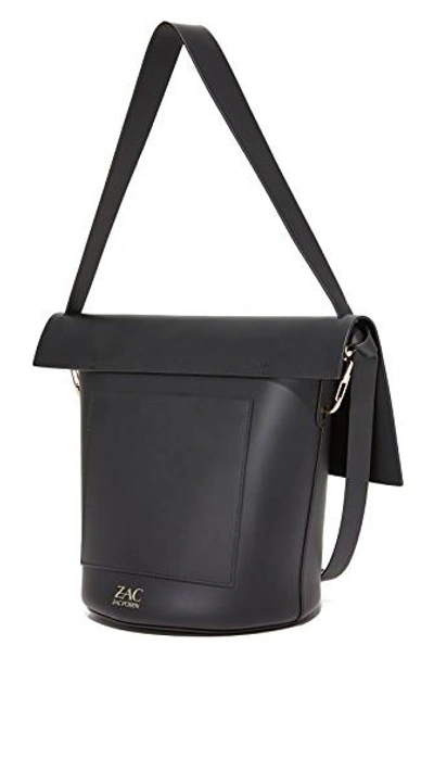 Shop Zac Zac Posen Belay Shoulder Bag In Black