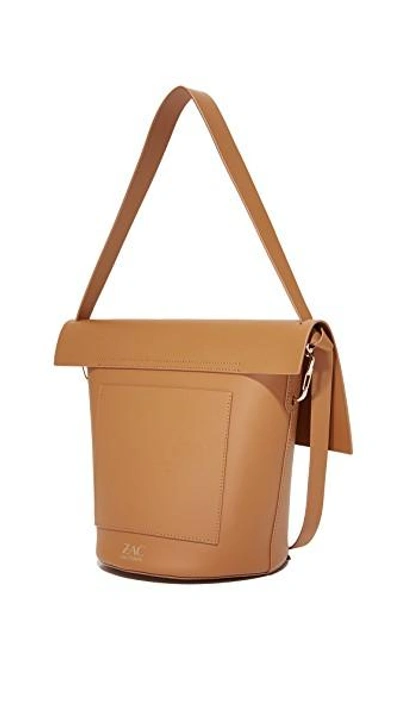 Shop Zac Zac Posen Belay Shoulder Bag In Camel