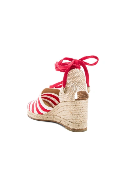 Shop Castaã±er Campesina Wedge In Red