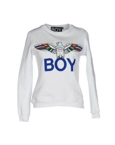 Boy London Sweatshirt In Weiss