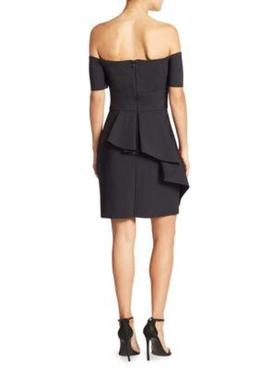 Shop Milly Vanessa Cocktail Dress In Black