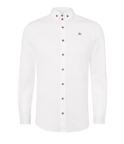 Shop Vivienne Westwood White Two Button Krall Shirt