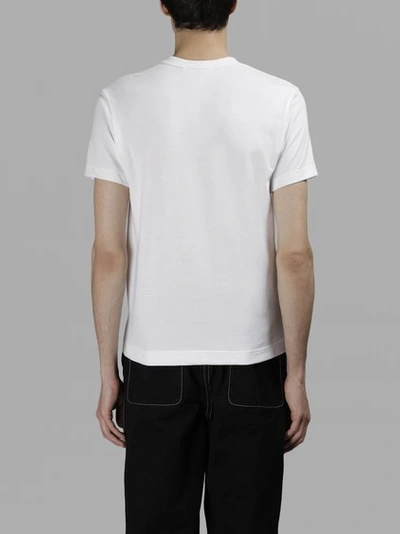Shop Comme Des Garçons Shirt Comme Des Garcons Shirt Boys Men's White Logo T-shirt