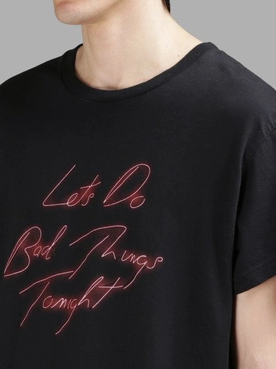 Shop Amiri Men's Black Bad Things T-shirt