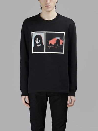 Givenchy Men's Black Printed Sweatshirt