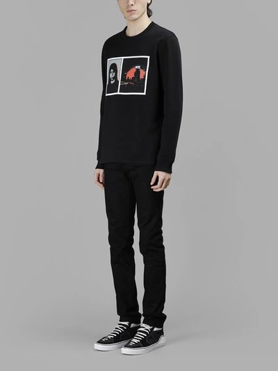 Shop Givenchy Men's Black Printed Sweatshirt