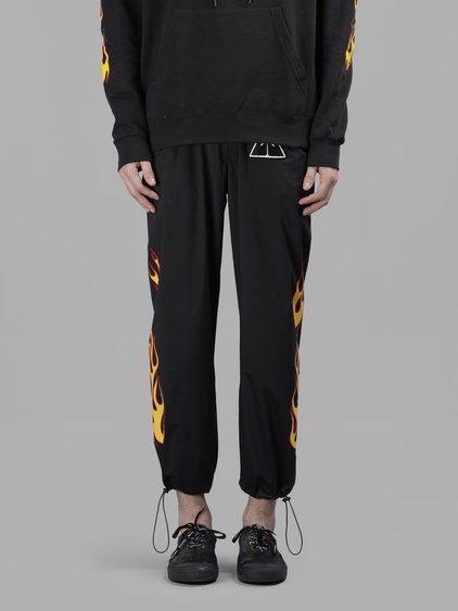 palm angels flame track pants