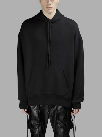 Faith Connexion Men's Laced Hoodie Sweater In Black