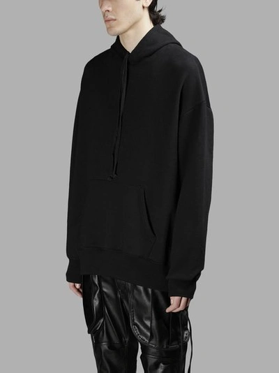 Shop Faith Connexion Men's Laced Hoodie Sweater In Black