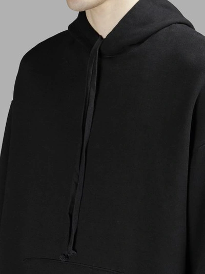 Shop Faith Connexion Men's Laced Hoodie Sweater In Black