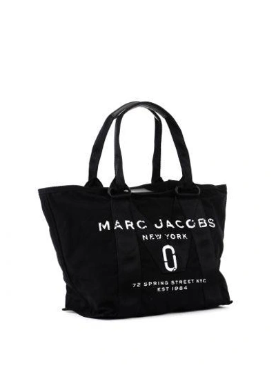 Shop Marc Jacobs Denim Bag In Black