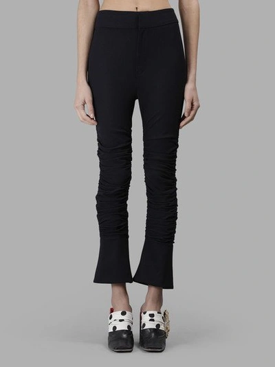 Shop Jacquemus Women's Black Skinny Capris Le Nouveau Corsaire