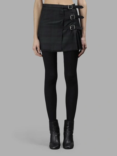 Alyx Plaid Mini Skirt In Black