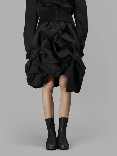 Yohji Yamamoto Women's Black Origami Skirt