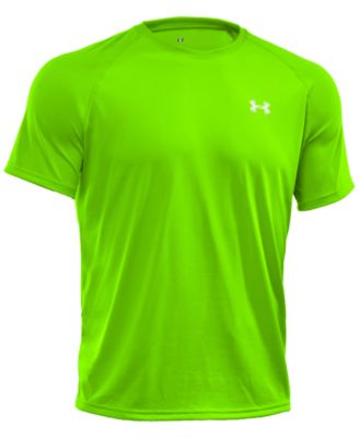 lime green under armour shirt