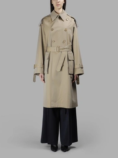 Juunj Juun.j Women's Beige Classic Trench Coat