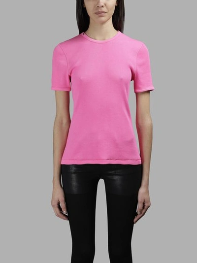 Alyx Women's Pink Ribbed T-shirt