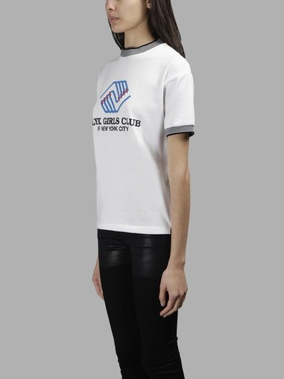 Shop Alyx Women's White Club Sport T-shirt