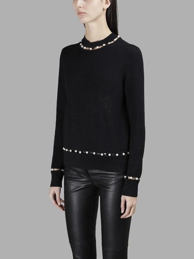 Shop Givenchy Women's Yellow Pearl Sweater