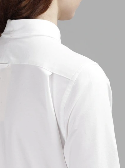 Shop Thom Browne Women's White Shirt Dress