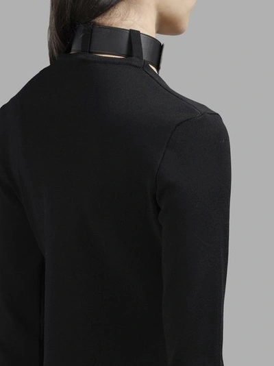 Shop Alyx Women's Black Bondage Knit Dress