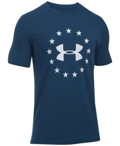 Under Armour Men's Charged Cotton Graphic T-shirt In Blue