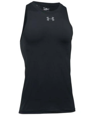 Shop Under Armour Men's Threadborne Siro Baseline Tank Top In Black