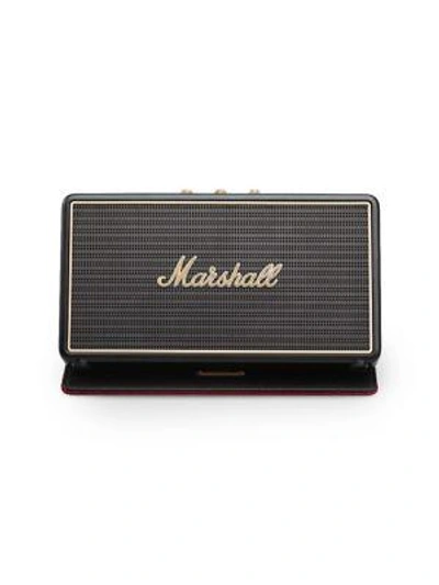 Shop Marshall Stockwell Portable Bluetooth Speaker In Black