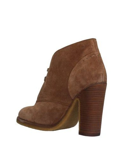 Shop See By Chloé Lace-up Shoes In Camel
