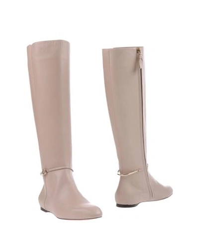 Nina Ricci Boots In Light Grey