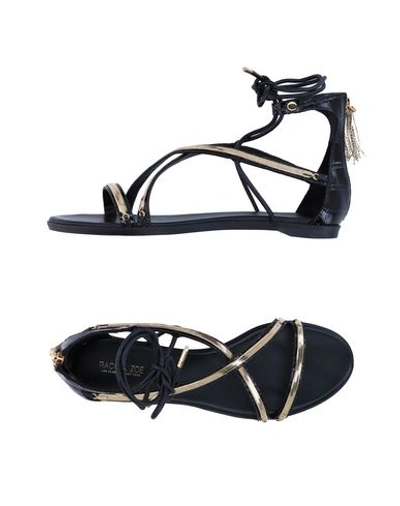 Rachel Zoe Sandals In Black