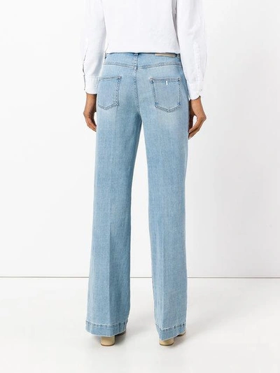 Shop Stella Mccartney Wide Leg Jeans In Blue