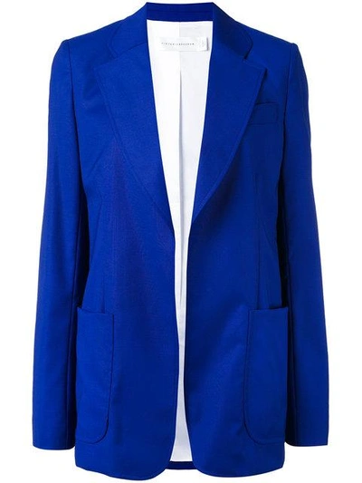 Shop Victoria Beckham Classic Blazer In Blue