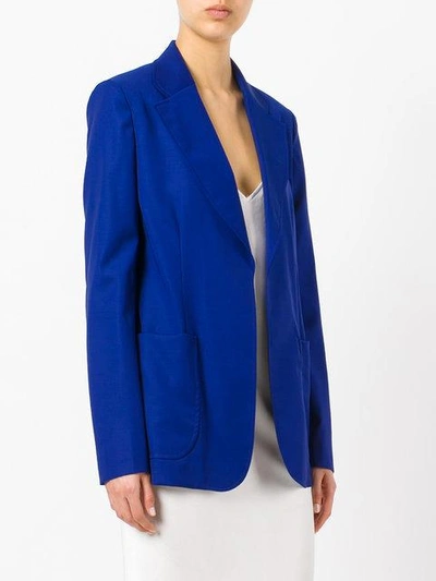 Shop Victoria Beckham Classic Blazer In Blue